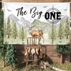 MEHOFOND The Big One Backdrop Hunting Themed 1st Birthday Party