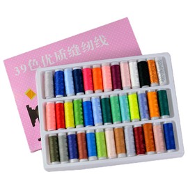 Hand Sewing Thread Sewing Set, Sewing Thread Set, Set of 39 Colors, Home Sewing Machine Sewing DIY, Embroidery, Hand Sewing Thread Set, For DIY, Home Use, Embroidery, Garment Repair, Etc