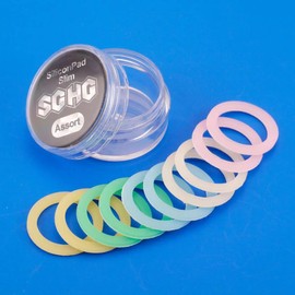 YOYO Accessories Spin Gear SGHG Pad Slim Size Set of 10 (Trial Assortment, 2 of Each, 10 Total)