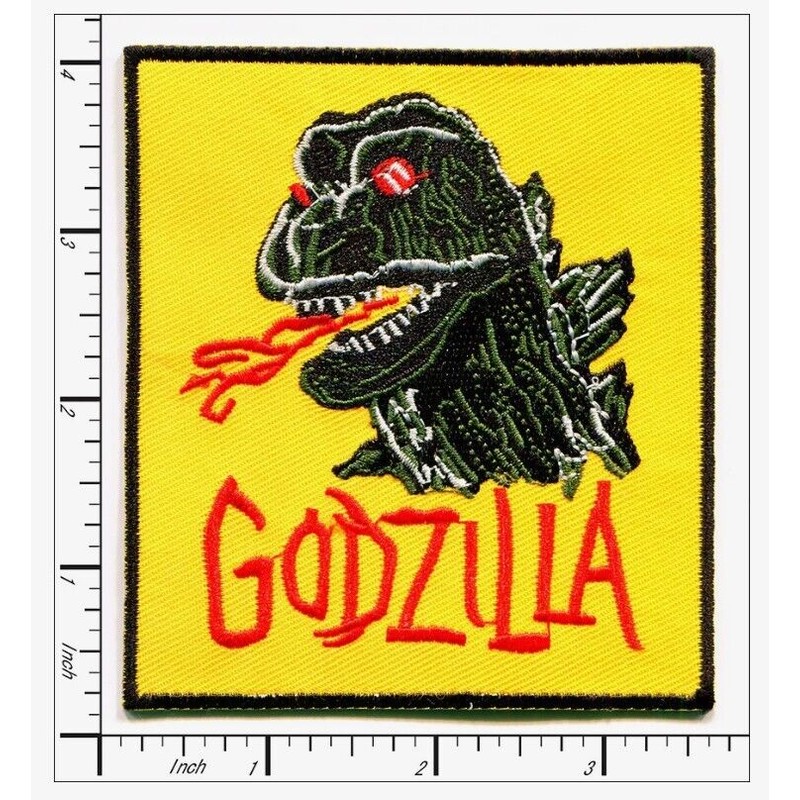 Patchwork Paradise Godzilla King of Monsters Embroidered Iron-On Patch