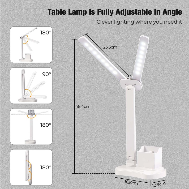 Vinabo Desk Lamp LED Table Lamp, LED Desk Lamp Eye