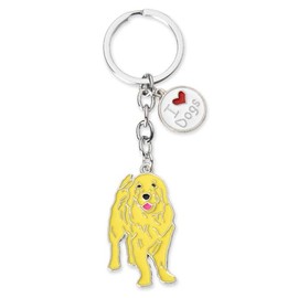 Dog Keychain Dog Lovers Gifts for Girls Boys Cute Puppy Keyrings Birthday Gifts for Dog Mom Dad Gifts for Women Men, Puppy Key Charms for Bag Backpack