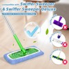 Nicemiya 4 Pack Reusable Mop Pads Compatible with Swiffer Sweeper