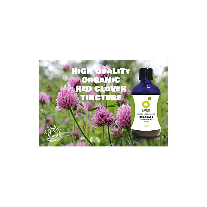 Organic Herbal Remedies Red Clover Tincture, 100 ml