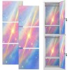 LCJECV 6 Pcs School Locker Magnetic Wallpaper 12" x 12"Removable,