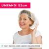 100 x ARNOMED Beret Caps, White, Hair Net 52 cm