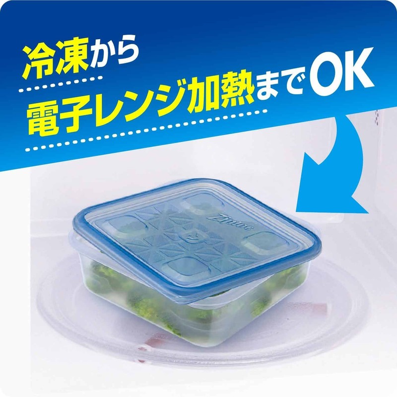 Ziploc Containers, Rectangular, 16.9 fl oz (480 ml), Pack of