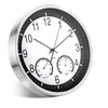ALEENFOON 12 Inch Modern Quiet Metal Wall Clocks for Living