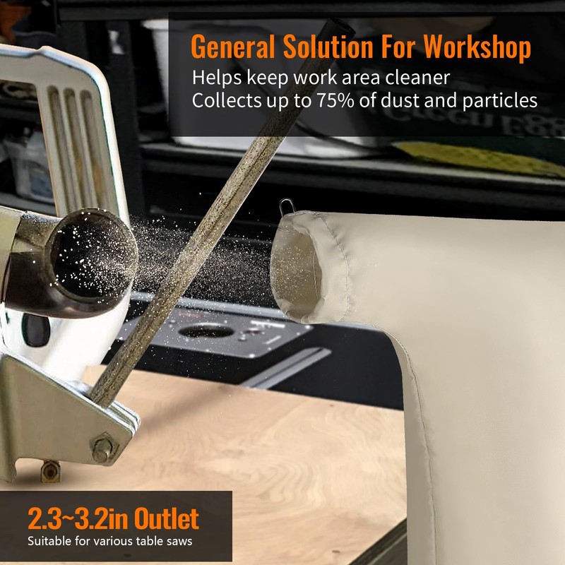 CCTIVED Extra Large Table Saw Dust Collector Bag Compatible for