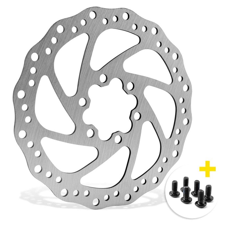 Drahtesel Bicycle Brake Disc 140 mm 6-Hole Compatible with Avid,