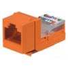 Panduit NK5E88MORY Category-5E 8-Wire Lead-Frame Style Jack Module, Orange