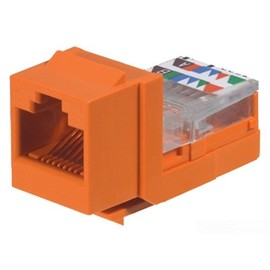 Panduit NK5E88MORY Category-5E 8-Wire Lead-Frame Style Jack Module, Orange