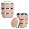 Portable 304 Stainless Steel Bento Lunch Box Thermal Cylinder Lunch