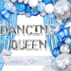 Dancing Queen Balloons Dancing Queen Bachelorette Decorations Mamma Mia Party Decoration Disco Party Decors 70s Decoration