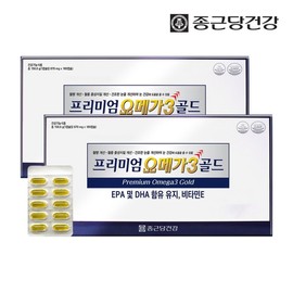 Chong Kun Dang Health Premium Omega 3 Gold 2 Sets / 종근당건강 프리미엄 오메가3 골드 2세트