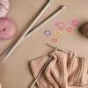 PATIKIL 8mm Crochet Stitch Markers, 100Pcs Knitting Markers Needle Pin