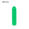 TA-VIGOR 200Pcs Rubber End Caps, 2mm ID Round Flexible Screw