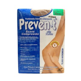 Pantimedia Preven-t Clásica, Prevención Y Control De Varices, Suave compresión 11-15mm/Hg (Chica, South Pacific)
