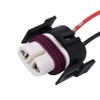 YUNPINGCAR H11 High Temperature Ceramic Headlight Plug Connector Wiring Harness