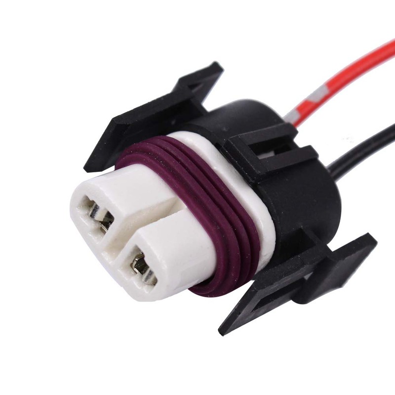 YUNPINGCAR H11 High Temperature Ceramic Headlight Plug Connector Wiring Harness
