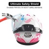 Adult Modular Motorcycle Helmets, DOT Approved Flip up Dual Visor