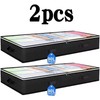 Non-Woven Fabric Storage Box Organizer with Lid - Foldable Clothes
