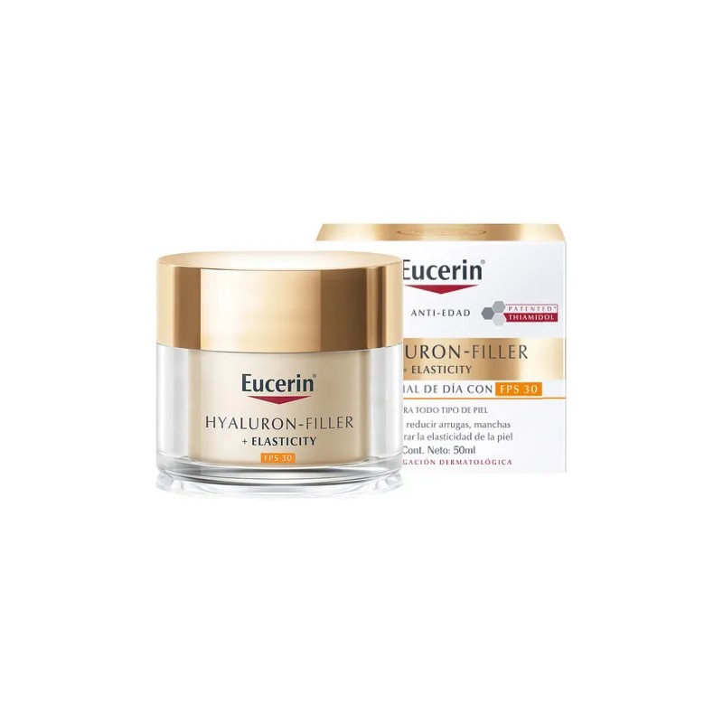 Crema Facial Hyalluron-fyller y Elasticity Día 50 mL Eucerin
