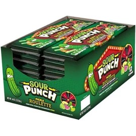 Sour Punch Pickel Roulette Straw (12 pack)