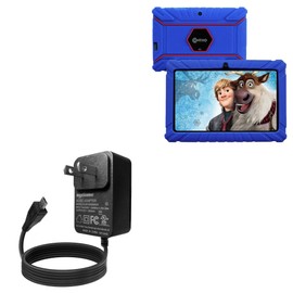 BoxWave Charger Compatible with Contixo Kids Learning Tablet V8-2 - Wall Charger Direct (15W), Rapid Charge Your Device with Built-in 3ft Cable