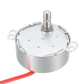 sourcing map Synchronous Synchron Motor Electric Synchron Motor Turntable Motor Cup Turner Motor AC 24V 5-6RPM 50-60Hz CCW 4W