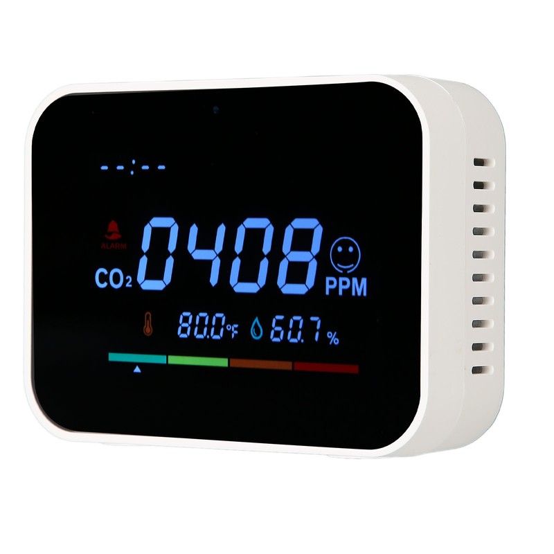 Indoor Air Quality Meter Wireless WiFi Intelligent CO2 Detection Temperature