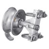 Sliding Gate Rollers Galvanized Steel Rolling Gate Hardware Kit for