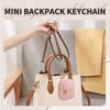 Cosmeria Women's Key Ring with Mini Backpack Design, Small Cosmetic