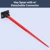 49" Hay Bale Spear 4500 lbs Capacity Hay Spear w/Sleeve