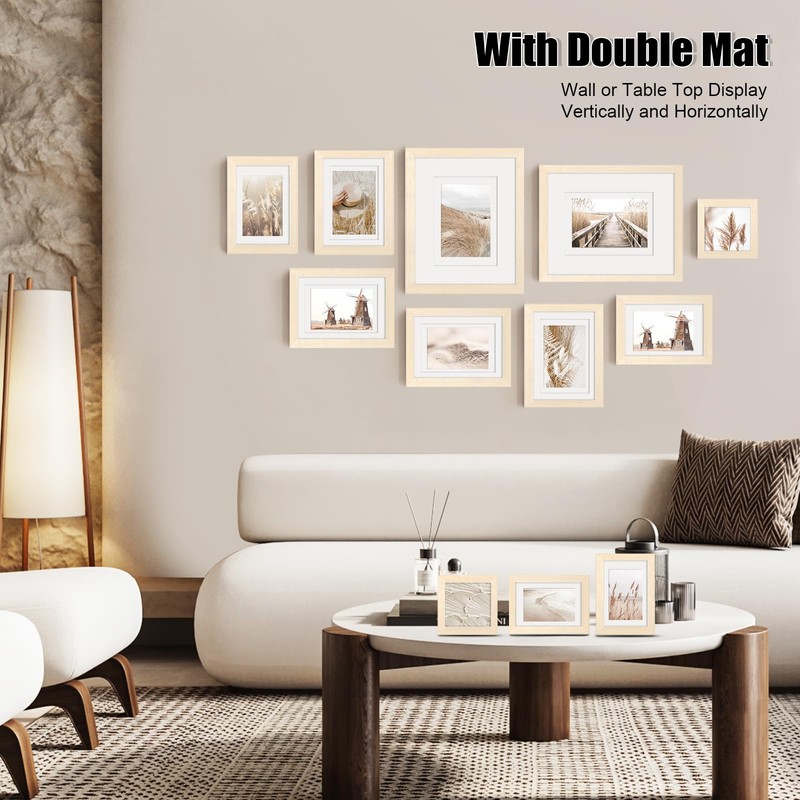 Egofine Picture Frame Set 12 Pack, Picture Frames Collage Wall