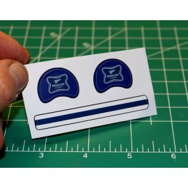 Miller High Light Beer Football Gumball Helmets Custom DIECUT DECAL SHEET ONLY