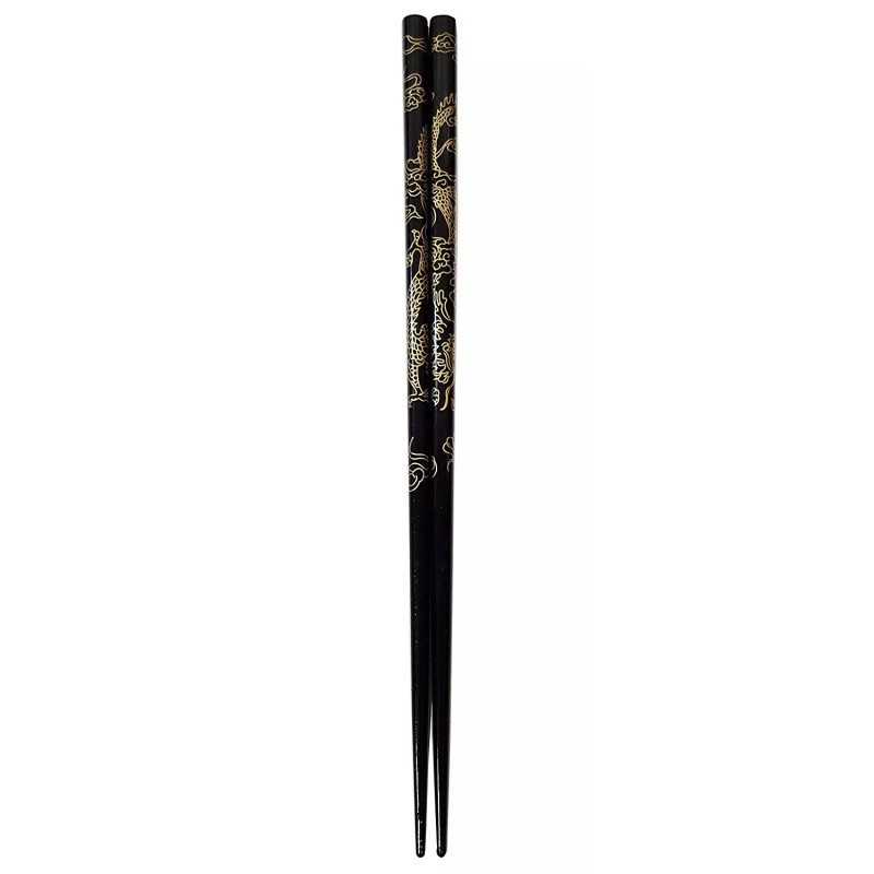 Happy Sales 2 (1 Pair) Chopsticks w. Dragons Painting