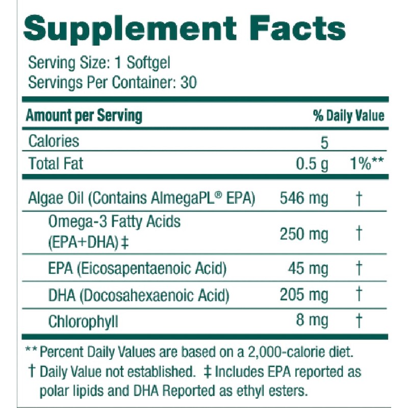 Iwi Omega-3 Mini Softgels (30 Servings), Easy to Swallow, Plant-Based