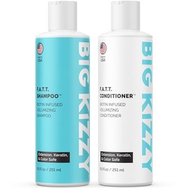 Volumizing  Thickening Biotin Shampoo  Conditioner Set, Gentle Hair Care Hair Safe for Extensions Color Keratin Treatments, Strengthens  Nourishes
