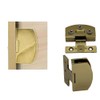 2 Piece Gold Glass Cabinet Hinge, Wine Cabinet Bookcase Door