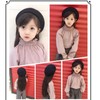 JK Home Kids Girls Wool Beret Hat with 4pcs Hair