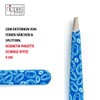 Cosmetic Tweezers Oblique Cosmos Blue