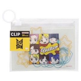 Sunstar Stationery TinyTAN Clip with Case, White S3623025