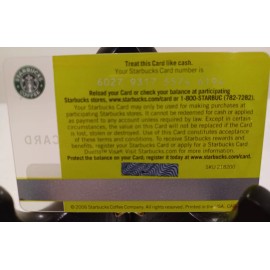 STARBUCKS CARD 2006 " SUMMER FRAPPUCCINO " OLD LOGO~VHTF ~BRAND NEW~GREAT PRICE