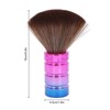 Neck Duster Brush Soft Nylon Bristles Electroplate Ergonomic Barber Hair