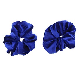 Zac's Alter Ego Pair of Luxurious Velvet Hair Scrunchies - Variety of Colours