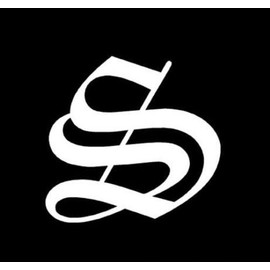 Ranger Products Old English Font Initial Letter S - Decal Sticker, Die Cut Vinyl Decal for Windows, Cars, Trucks, Tool Boxes, laptops, MacBook - virtually Any Hard, Smooth Surface
