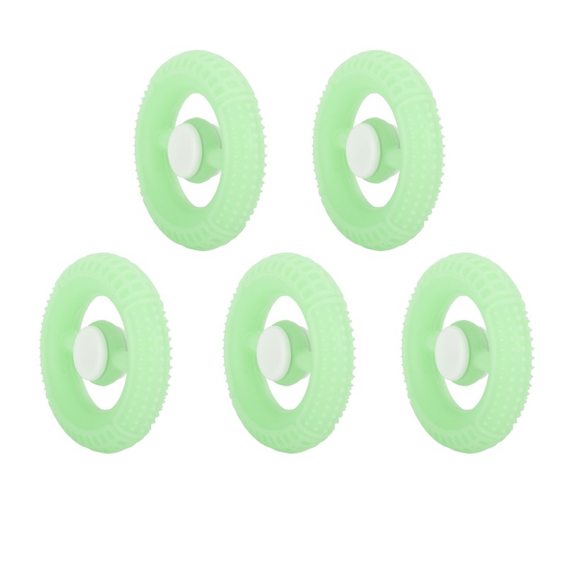 5PCS Rotating Spinning Round Grip Ring Tyre Shape Rotating Spinning