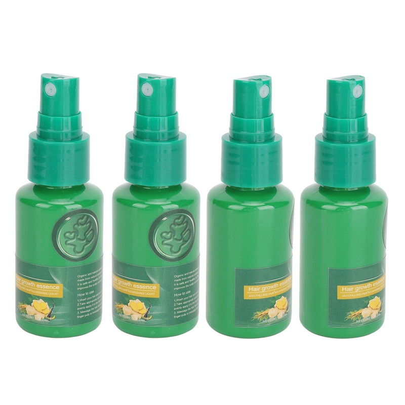 30ml 4PCS Ginger Hair Growth Spray Nutritious Moisturizing Hair Root