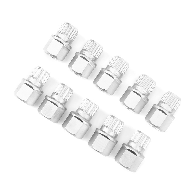 10Pcs Wheel Locking Lug Nut Key Set Remover Installation Anti‑Theft